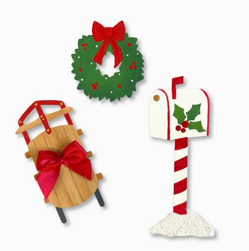 Holiday Home Magnets Set of 3