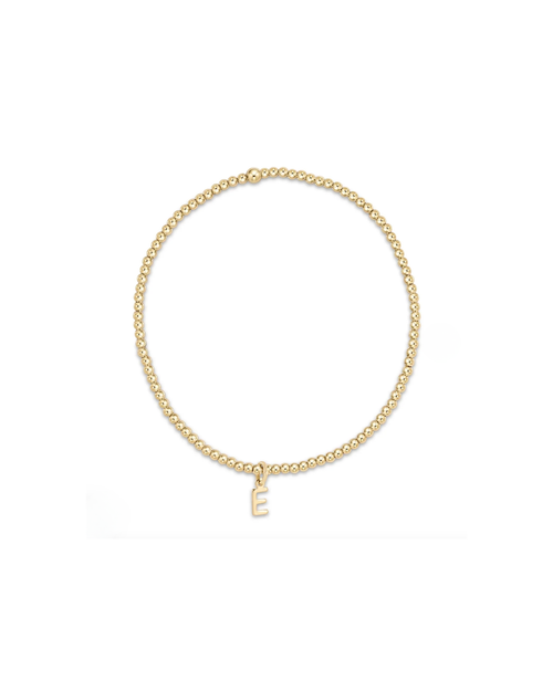 Classic Gold 2Mm Bead Bracelet- L