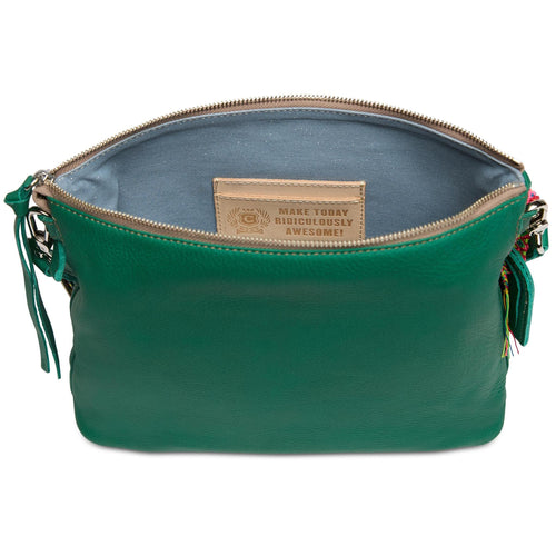 Downtown Crossbody, Teal