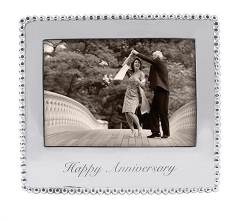 Happy Anniversary Beaded 5 x 7 Frame