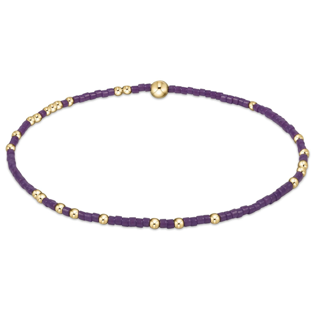 ENEWTON EXTENDS - GAMEDAY HOPE UNWRITTEN BRACELET PURPLE