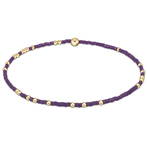 ENEWTON EXTENDS - GAMEDAY HOPE UNWRITTEN BRACELET PURPLE