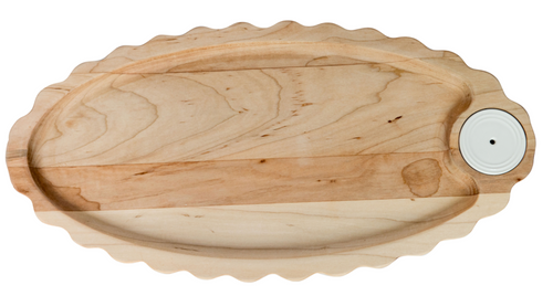 Maple Anniversary Scalloped Tray
