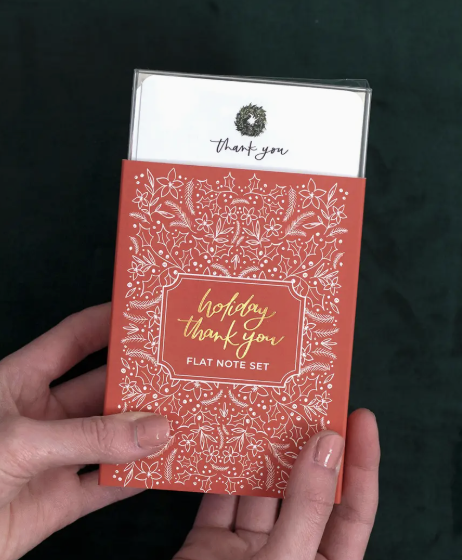 Holiday Thank You Flat Note Set