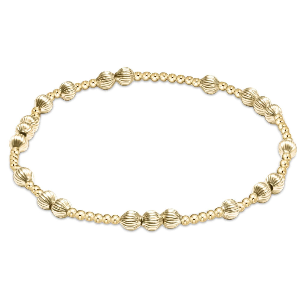 ENEWTON EXTENDS - HOPE UNWRITTEN DIGNITY 4MM BEAD BRACELET - GOLD
