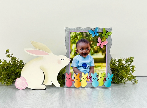 Rainbow Marshmallow Bunny Magnets