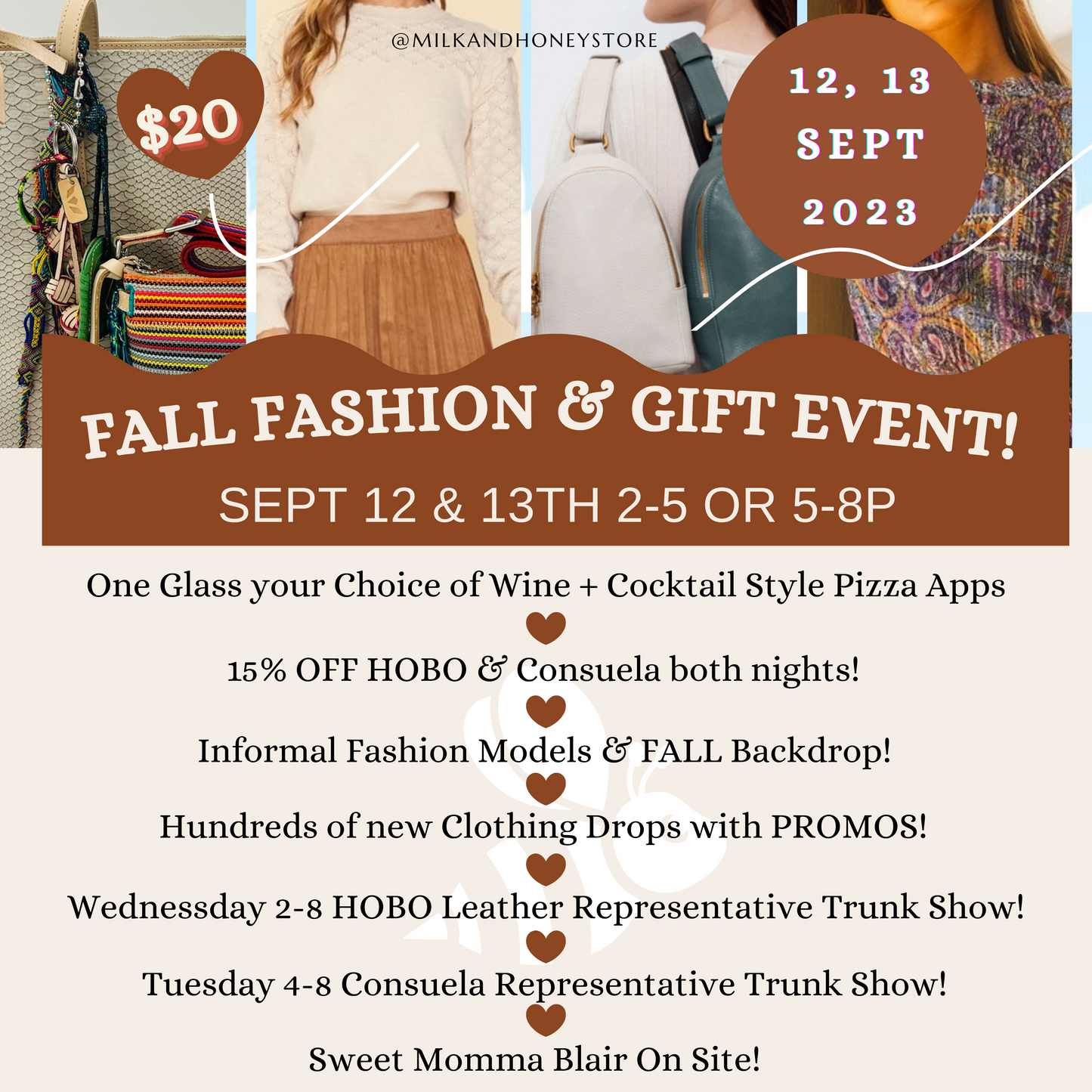 WEDNESDAY Fashion & Gift Sept 13, 2023