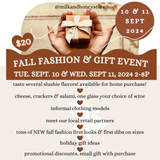 TUESDAY Fashion & Gift Sept 10, 2024