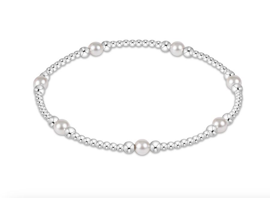 Enewton Silver Pearl Bracelets