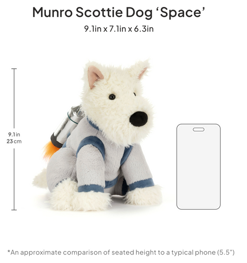 Munro Scottie Dog Space Outfit