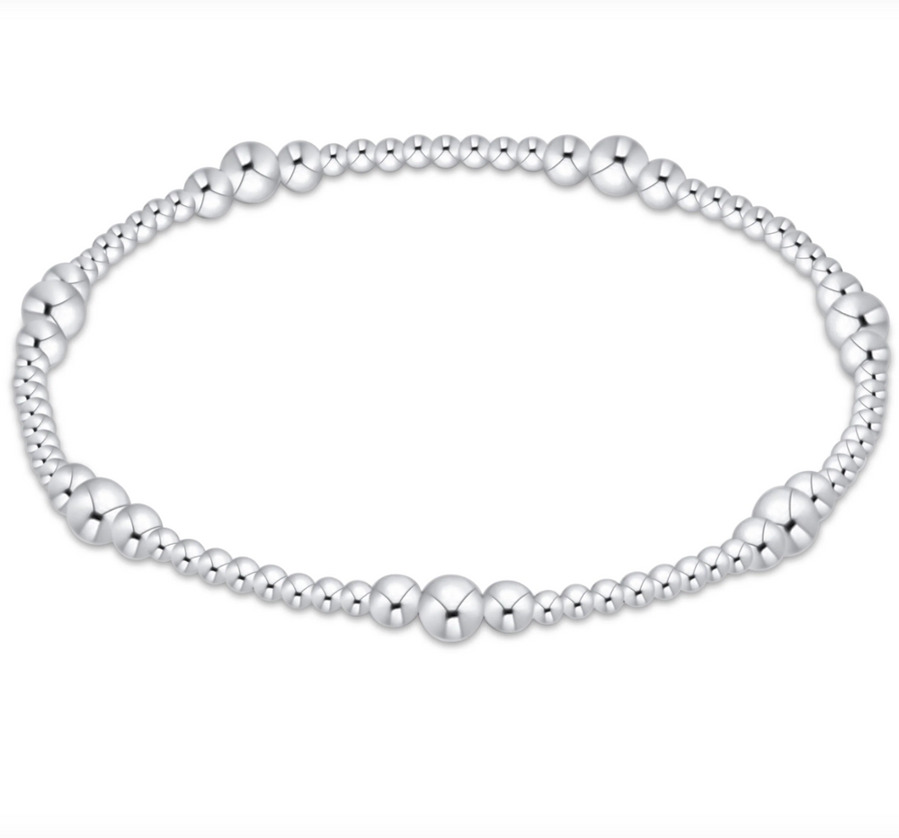 Purpose Bead Bracelet Sterling 4mm