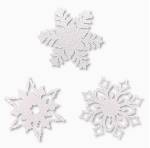 Snowflake Art Pop Magnets