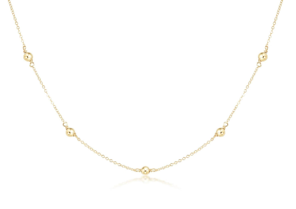 15" Choker Simplicity Chain Sterling- Classic Sterling 4mm
