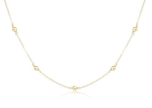 15" Choker Simplicity Chain Sterling- Classic Sterling 4mm