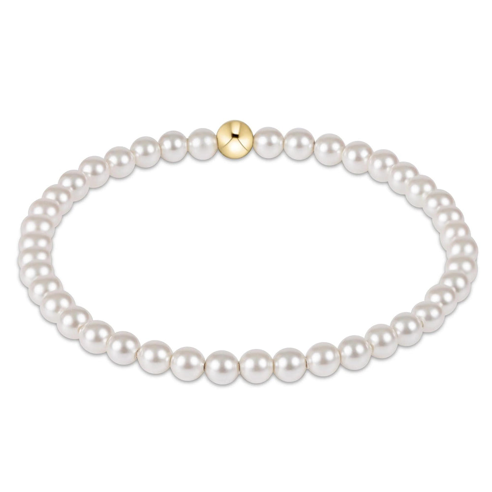 Classic Pearl Bead Bracelet 4mm