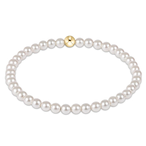 Classic Pearl Bead Bracelet 4mm