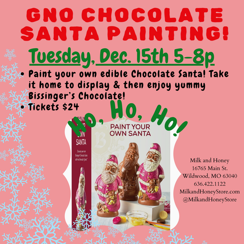 Chocolate Santa Painting Dec. 15 2026