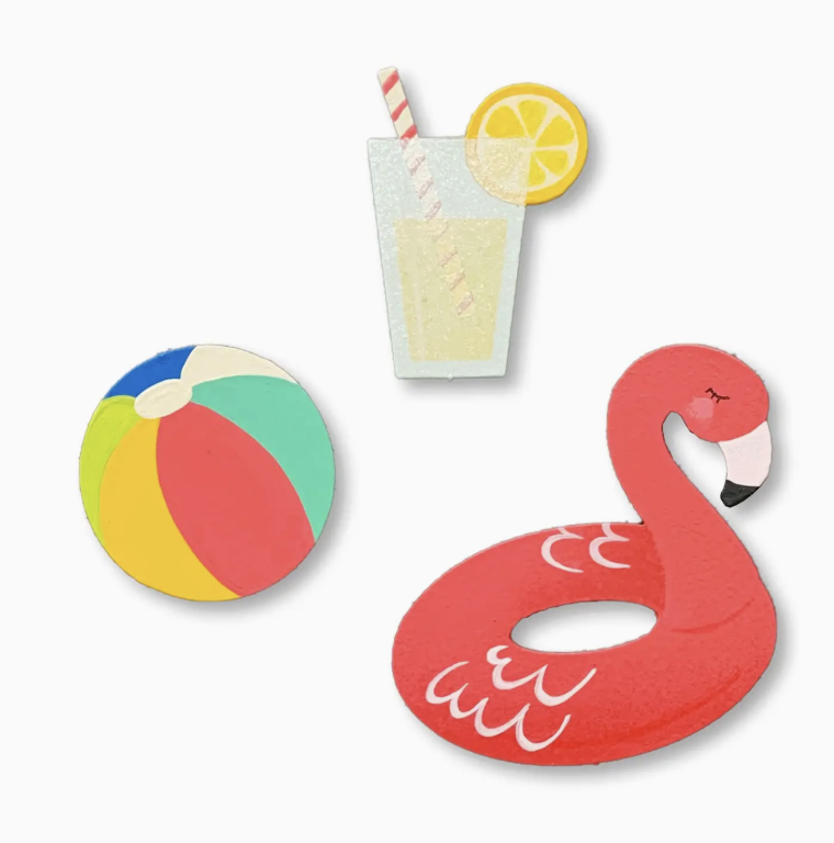 Poolside Fun Magnets S/3