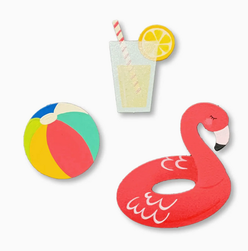 Poolside Fun Magnets S/3