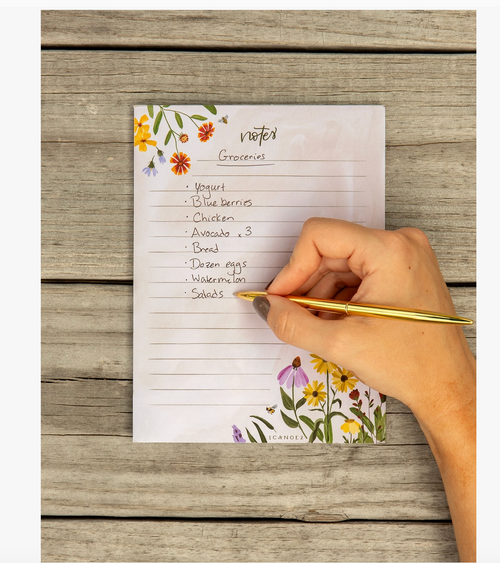Wildflower Floral Notepad