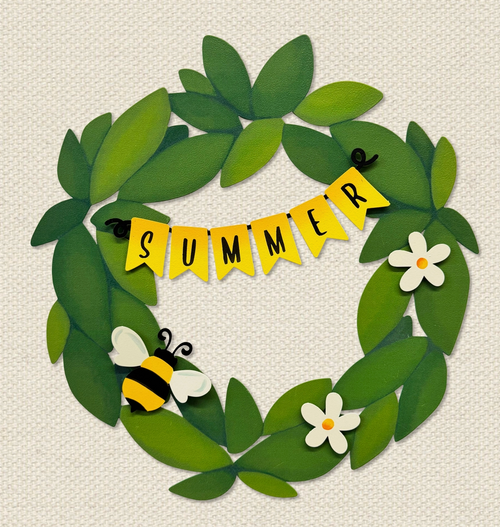 Summer Banner Magnets Set