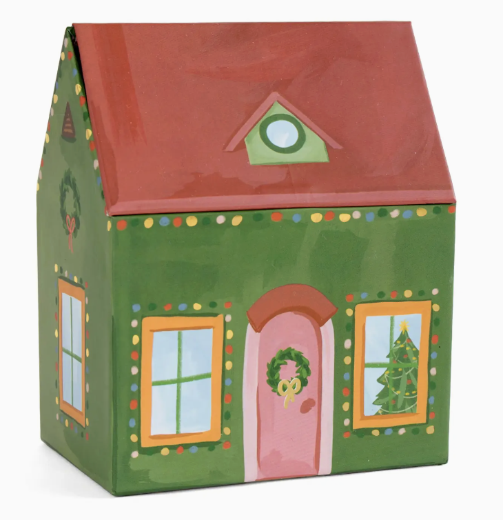 Christmas Cottage Box Mini Greeting Card Set