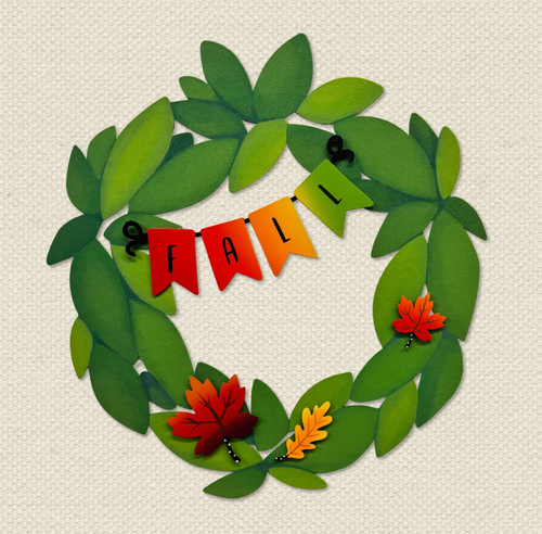 Fall Banner Magnets Set