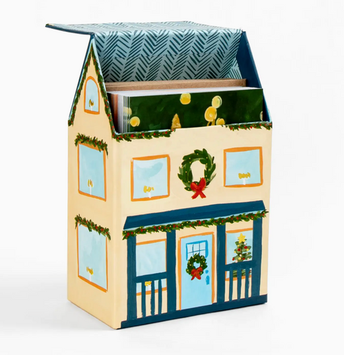 Christmas Cottage Greeting Card Box Set