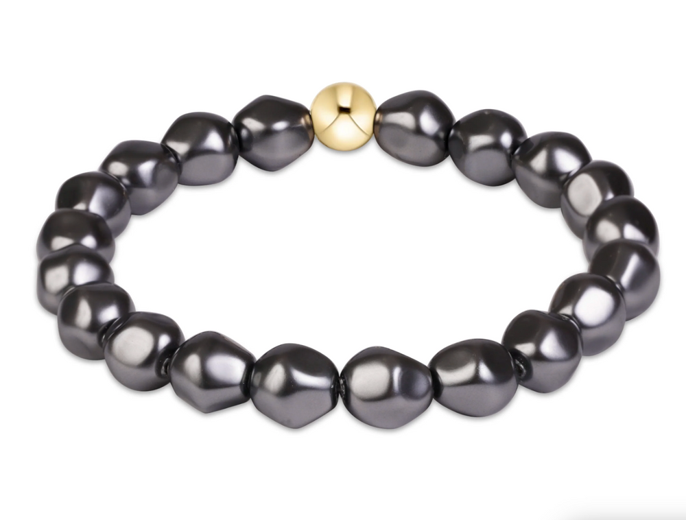 Classic Admire Pearl Dark Grey Bracelet