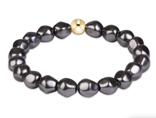 Classic Admire Pearl Dark Grey Bracelet