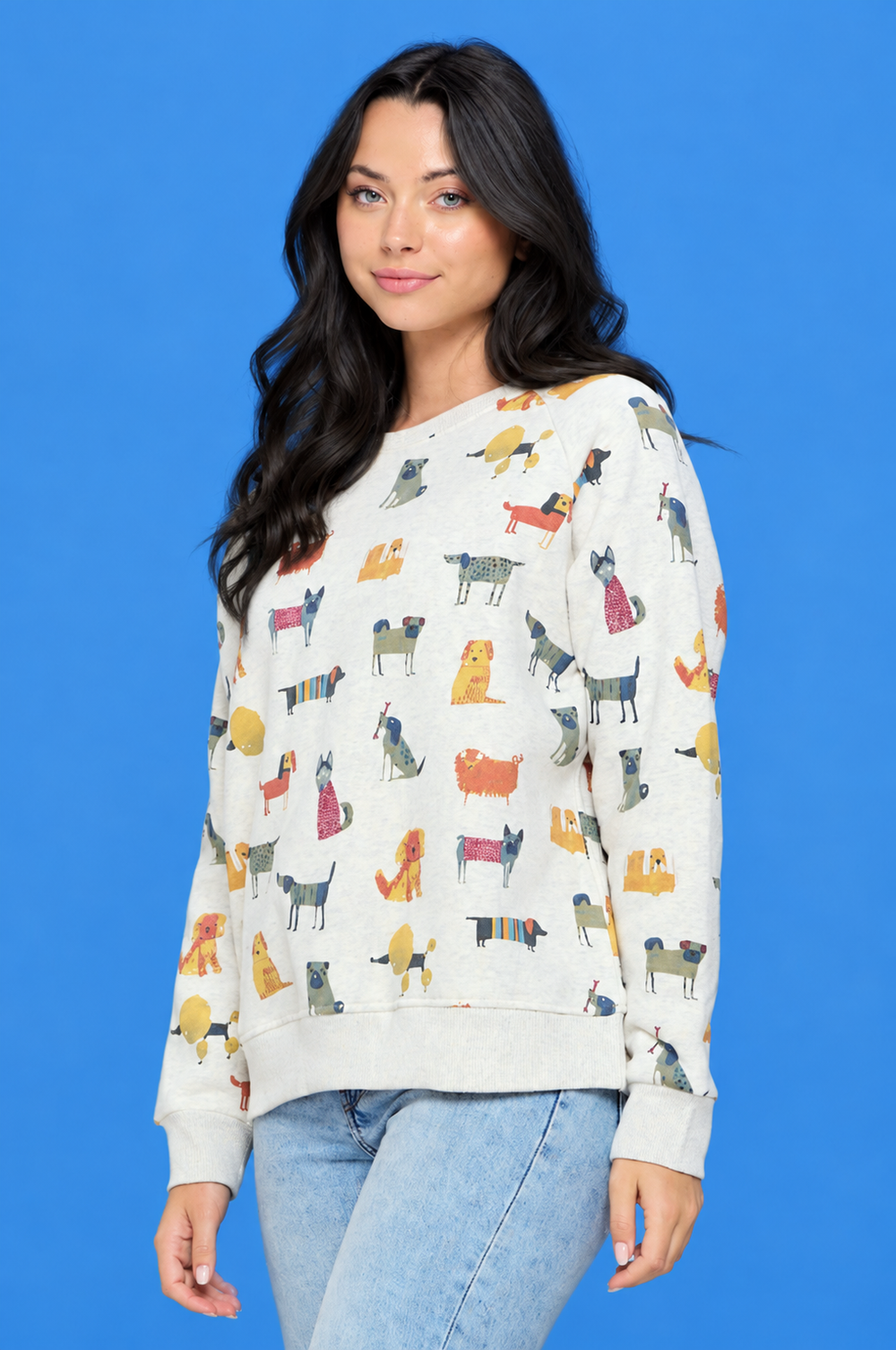 Cartoon Dog Sweatshirt