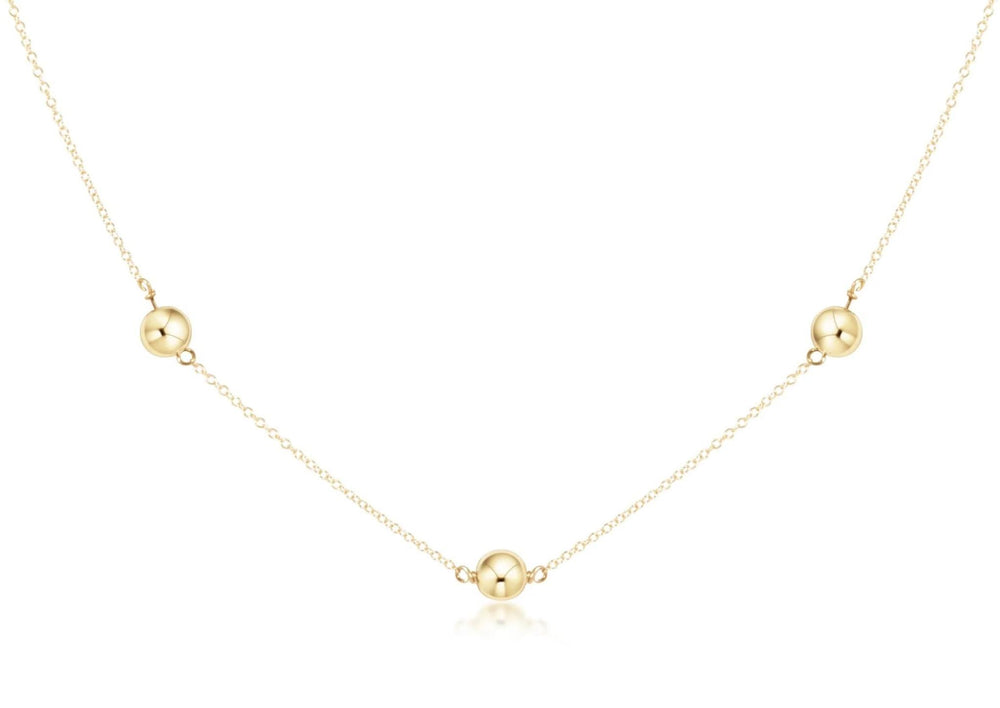 15" Choker Simplicity Chain Gold - Classic 6mm Gold