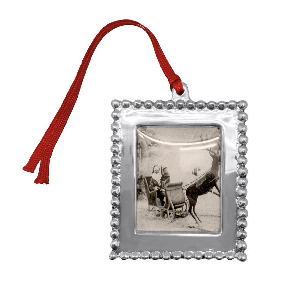 Beaded Photo Ornament
