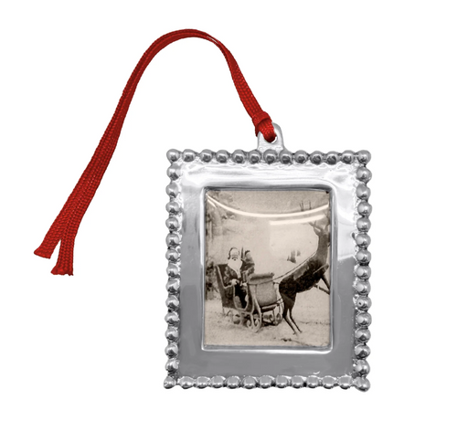 Beaded Photo Ornament
