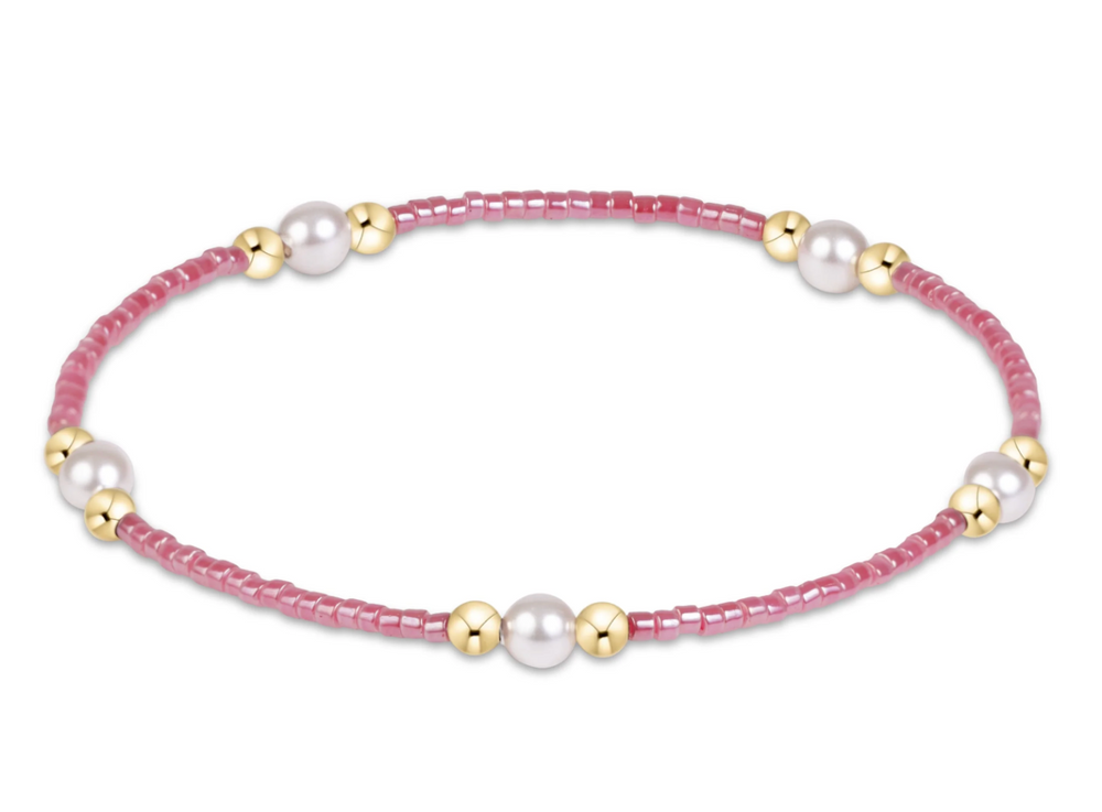 Hope Purpose Pearl Bracelet - Pink Champagne