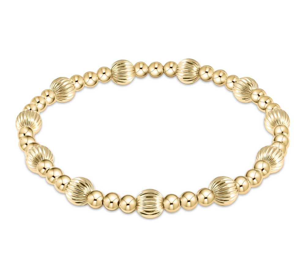 Dignity Sincerity Gold 6mm Bracelet