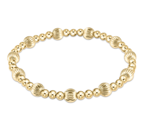Dignity Sincerity Gold 6mm Bracelet