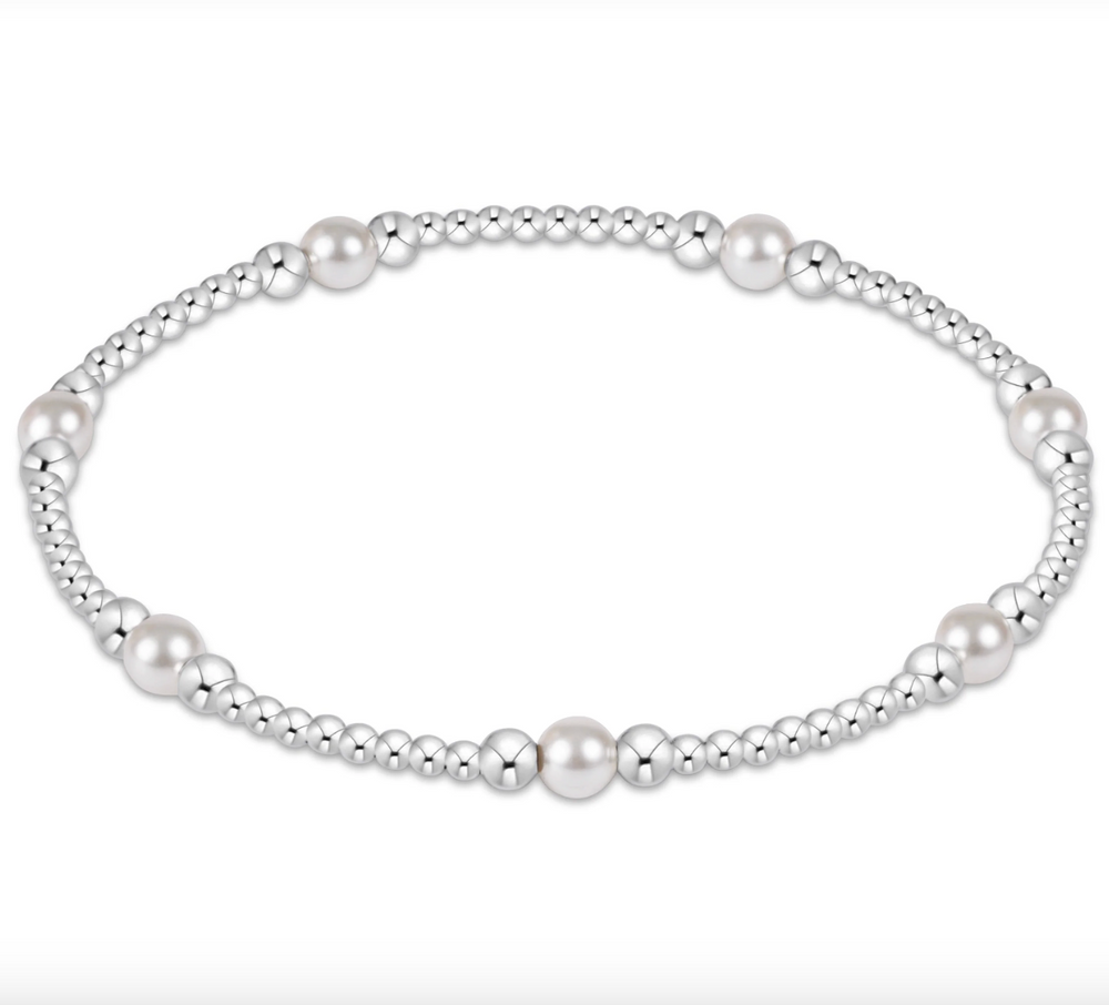 Purpose Pearl 4mm Sterling Bracelet