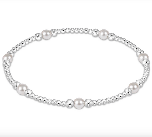 Purpose Pearl 4mm Sterling Bracelet