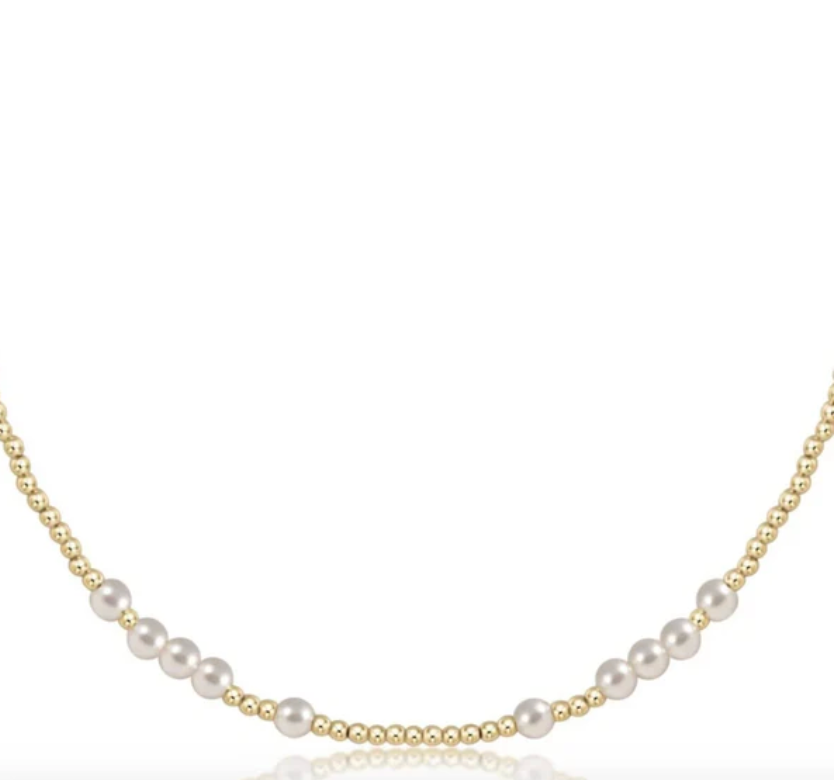 15" Choker Hope Unwritten - Pearl