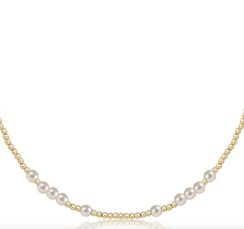 15" Choker Hope Unwritten - Pearl