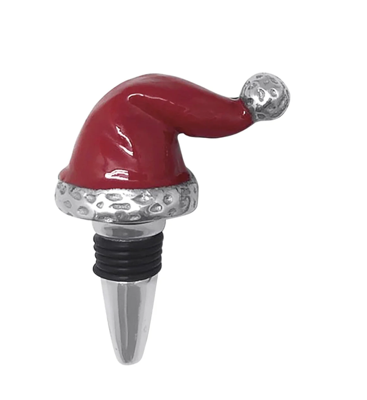 Santa Hat Bottle Stopper