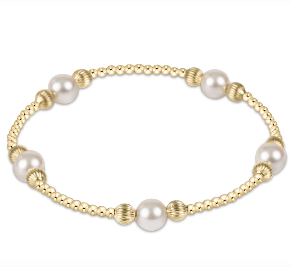 Purpose Pearl Bead Bracelet 6mm Dignity