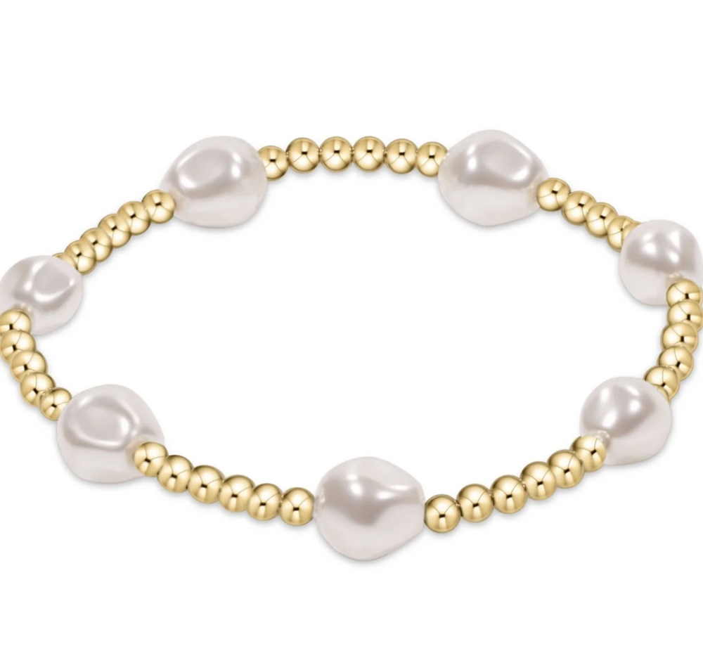 Admire Pearl 3mm Gold Bracelet