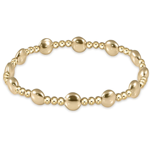 Honesty Sincerity Gold 6mm Bracelet
