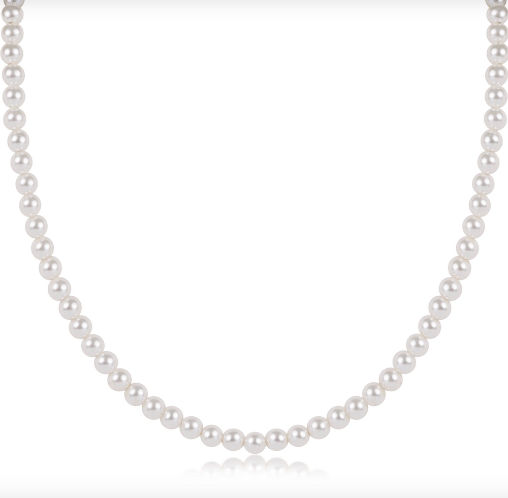 Choker Classic Pearl 4mm Bead 15 inch