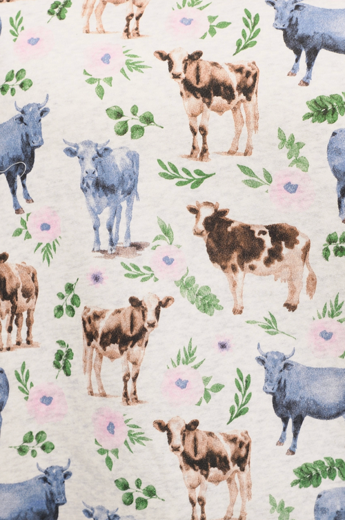 Floral Cows Sweatshirt