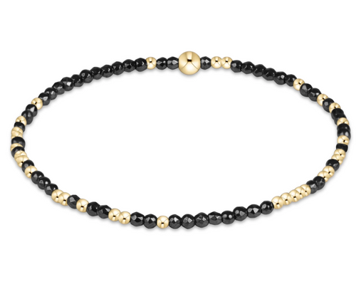 Hope Unwritten Faceted Hematite 2mm Bracelet