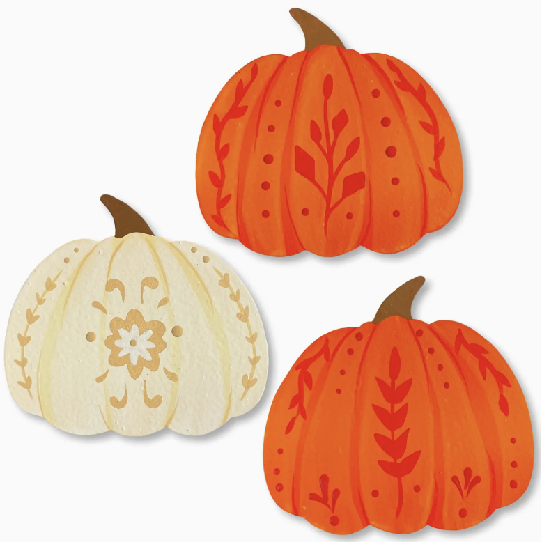 Pumpkin Art Pop Magnets