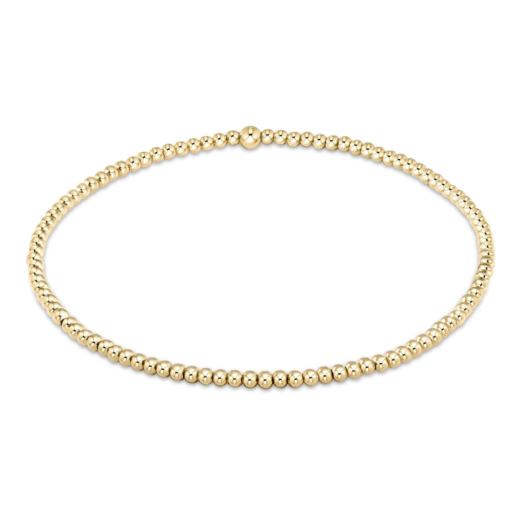 Extends - Classic Gold 2Mm Bead Bracelet